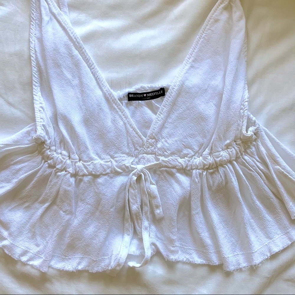 Brandy Melville white top - one size